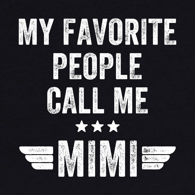 My favorite people call me Mimi by captainmood